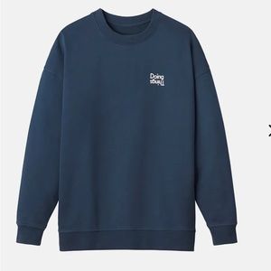 SOLD Outdoor Voices Oversized Navy Graphic Sweatshirt